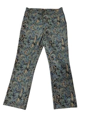 Soft Surroundings Colorful Design Yoga Pants  Sz PM